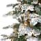 8ft. Pre-Lit Flocked North Carolina Fir Artificial Christmas Tree with Warm White LED Lights